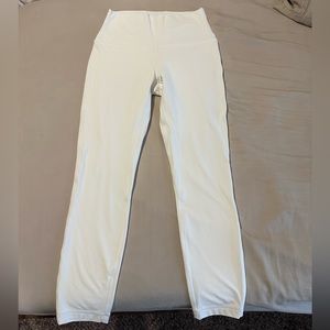 NWOT Lululemon Ribbed Align Leggings White